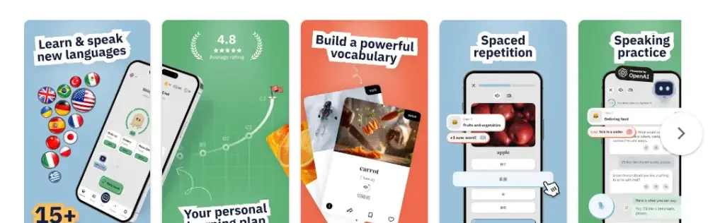 Rozum app screens